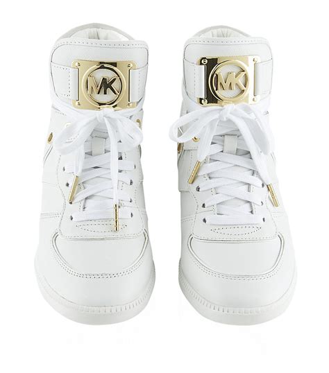 michael kors beyaz sneaker|michael kors high tops.